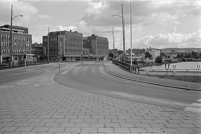 S Strandgatan och Slottsbron 1975