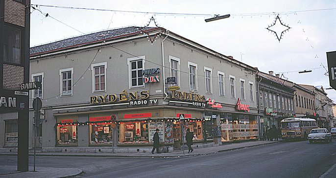 Korsningen Ö Storgatan/Bredgränd 1970