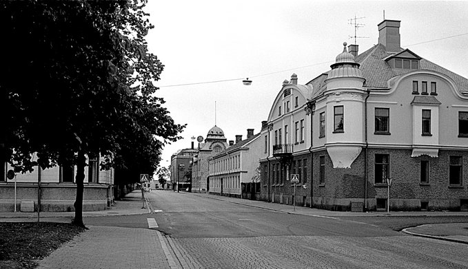 Kapellgatan mot norr 1975