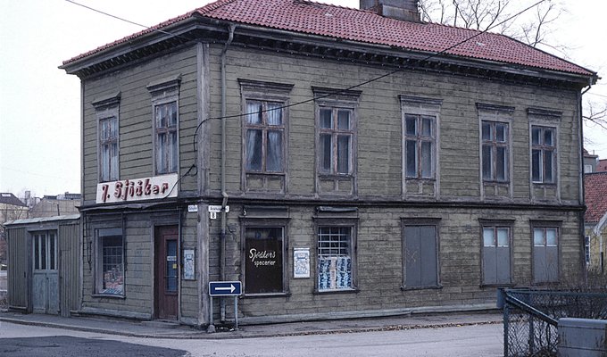 Slottsgatan/Änkhusgatan 1981