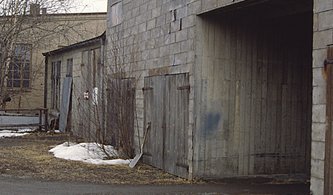 Innergården från norr 1985