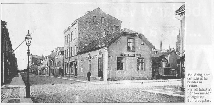 Barnarpsgatan omkring år 1900
