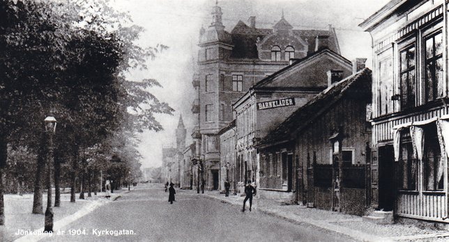 Kyrkogatan söderut 1904