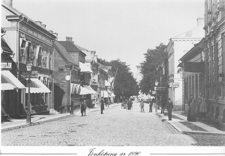 Västra Storgatan 1890